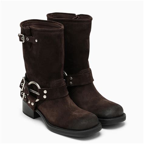 miu miu brown boots|where to buy miumiou.